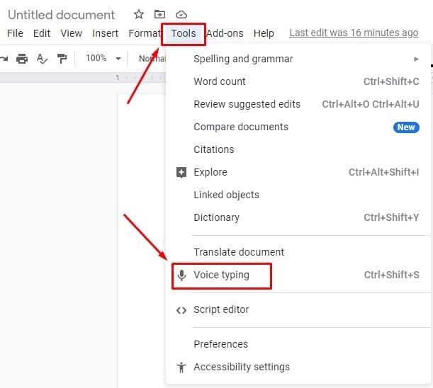 enable-voice-typing-in-Google-Docs