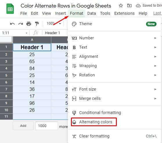find-alternating-colors-and-color-alternate-rows-in-Google-sheets