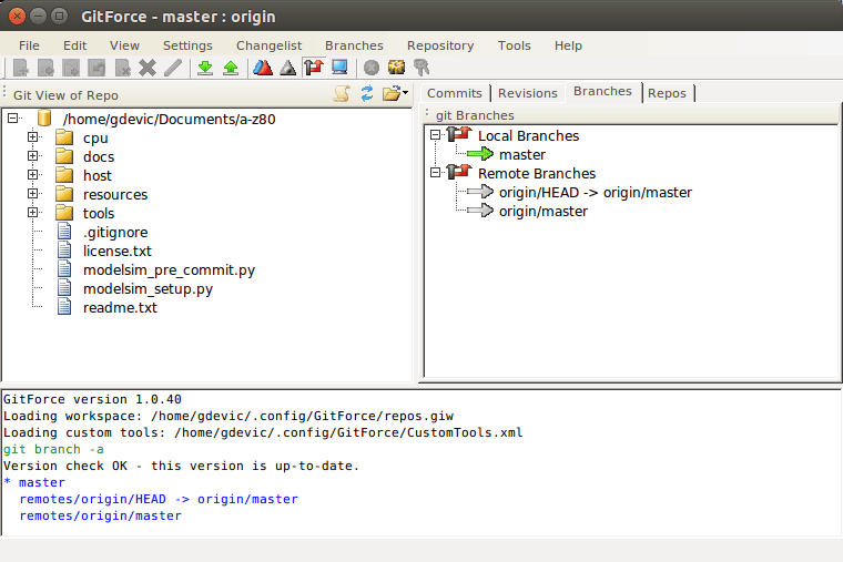 git force Git GUI Tools Extensions git force