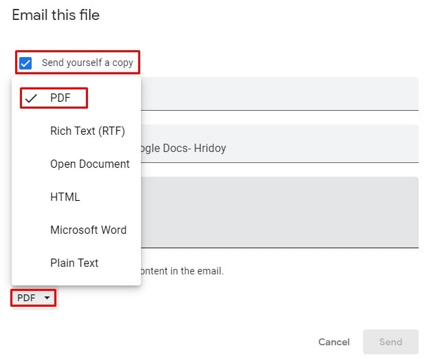 Email Google Docs in PDF Format-1