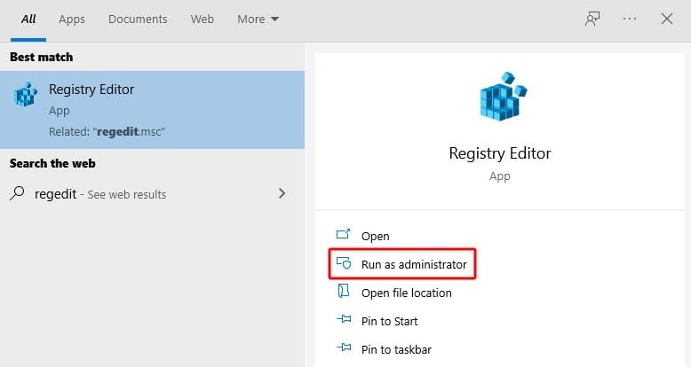 Registry Editor