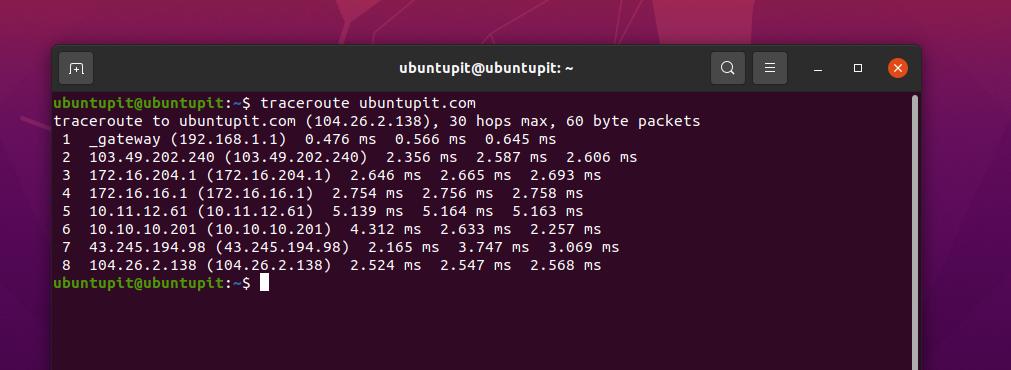Run Traceroute to get an overview