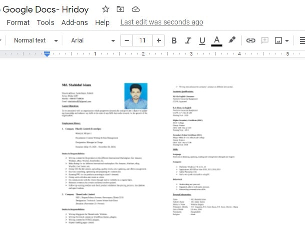 Inserted PDF Files into Google Docs