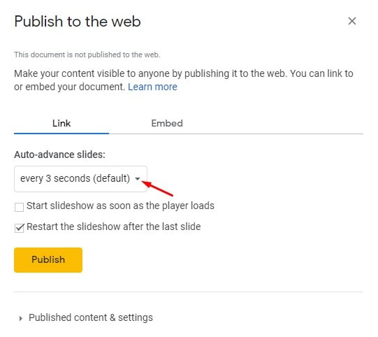 set-up-autoplay-and-loop-in-Google-Slides-while-publishing-to-the-web-1