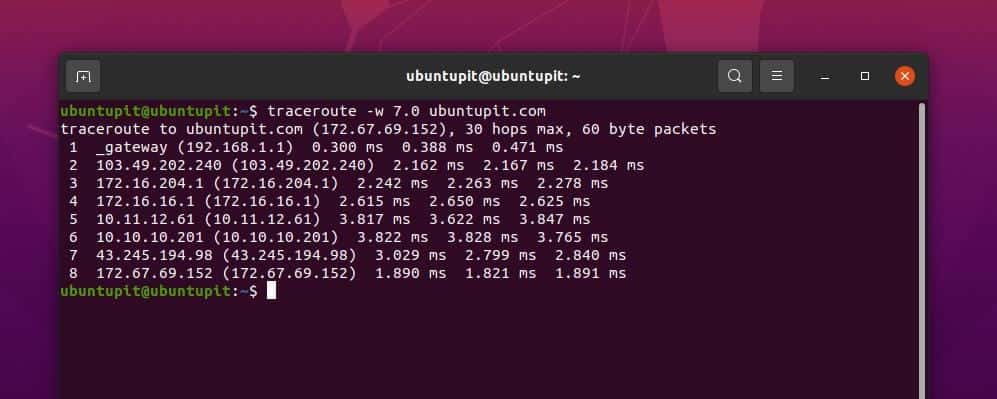 Run Traceroute to get an overview