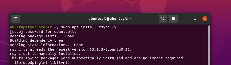 Rsync Examples in Linux install rsync
