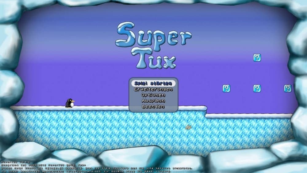 SuperTux, arcade games for Linux