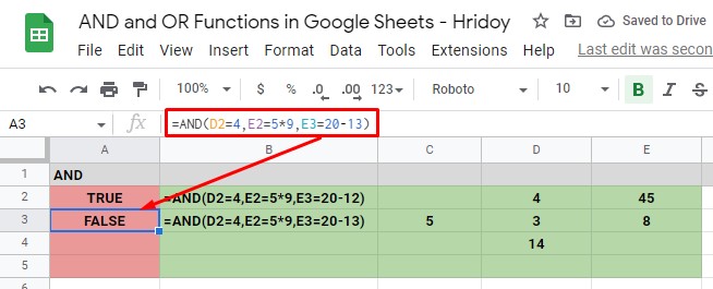 AND-function-in-Google-Sheets-FALSE