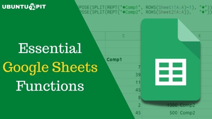 Essential Google Sheets Functions