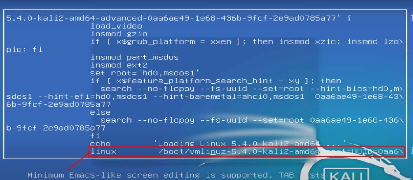 Find Linux Change Root Password in Kali Linux
