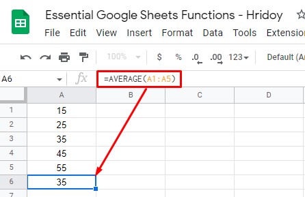 Google-Sheets-Functions-AVERAGE-2