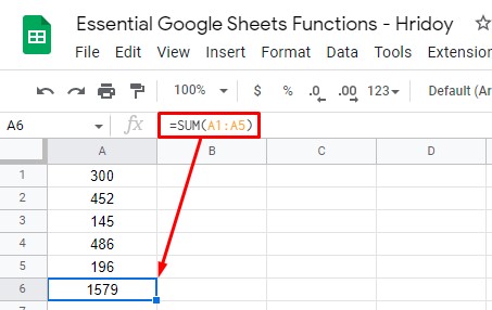 Google-Sheets-Functions-SUM-2