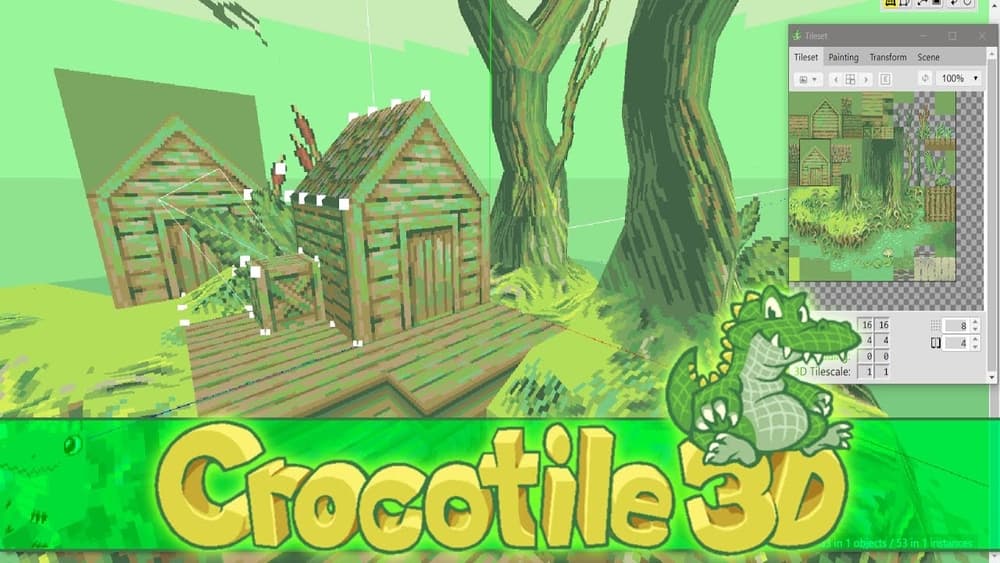 Crocotile 3D, juegos 3D para Linux