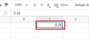 fractional-number-in-google-sheets