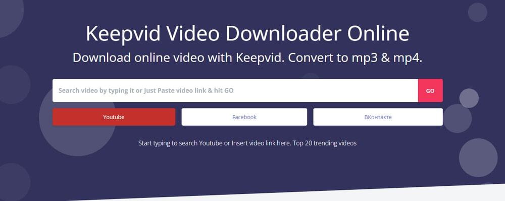 keepvid Youtube Playlist Downloader Online