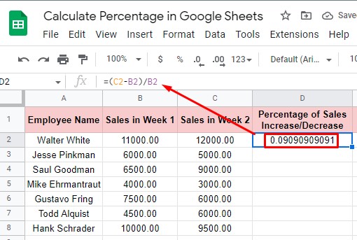 calculate-percentage-in-google-sheets-of-sales