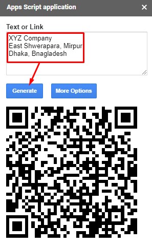type-QR-code-text-and-generate