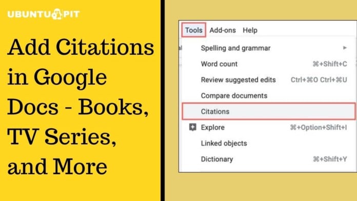How to Add Citations in Google Docs - Books, TV Series, and More