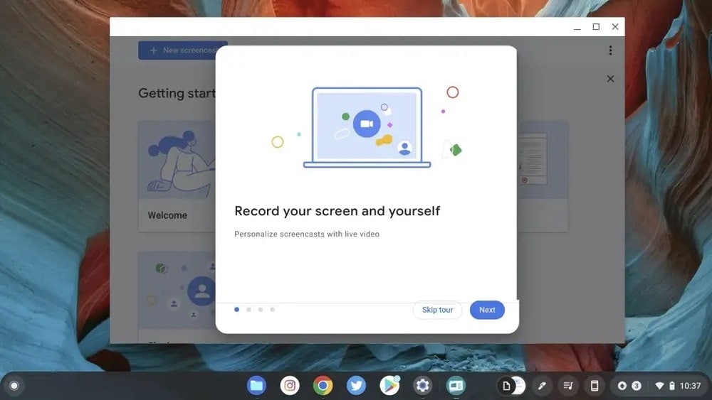 Screencast App for Chromebook