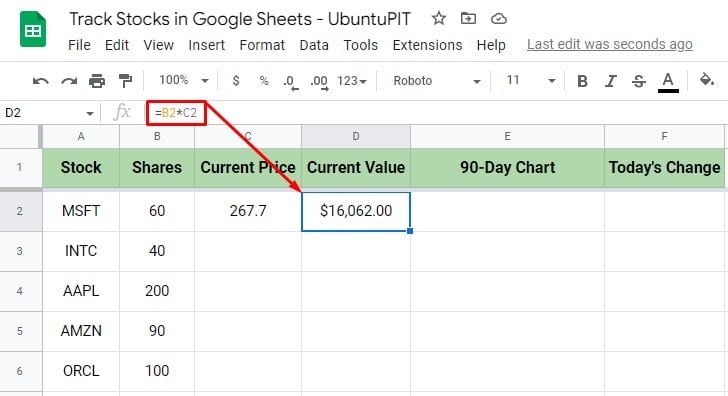 current-values-of-share