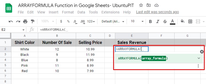 start-typing-the-ARRAY-FORMULA-in-Google-Sheets