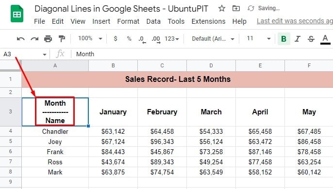 draw-lines-between-headers-to-insert-diagonal-lines-in-google-sheets