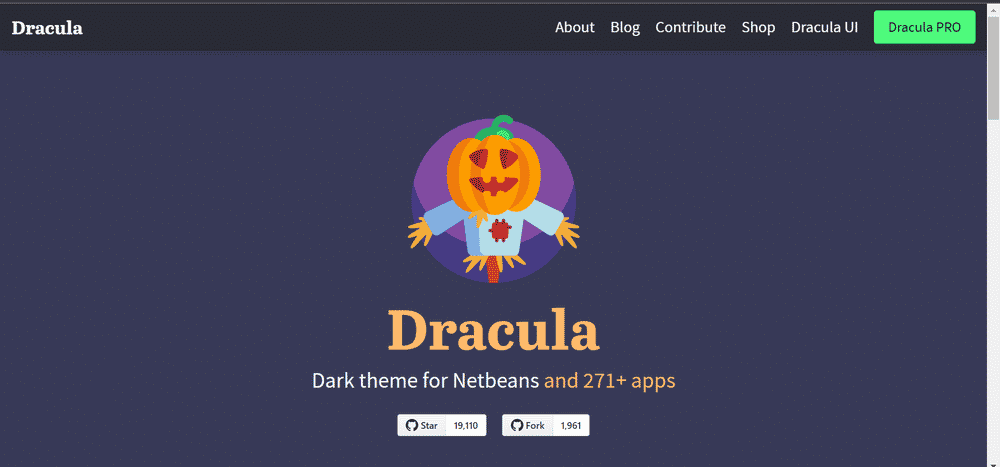 Dracula Theme for NetBeans IDE.