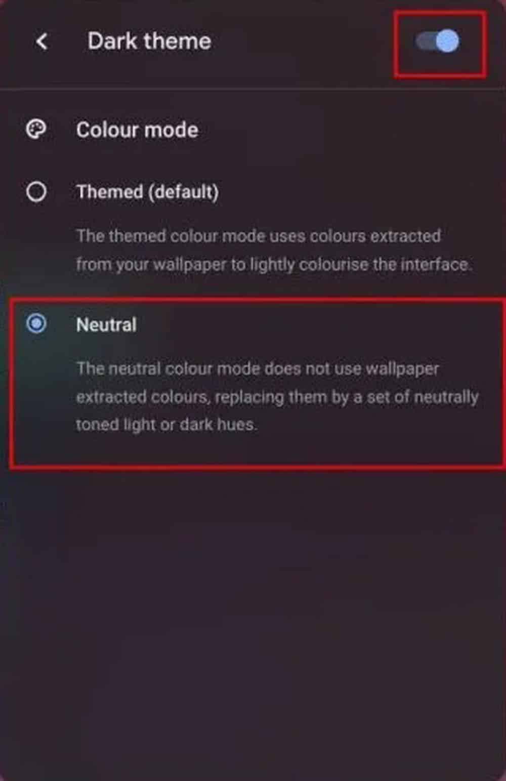 Enable Dark theme on Chromebook