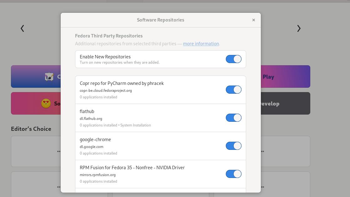 Thirdparty repositories on your YUM-based system