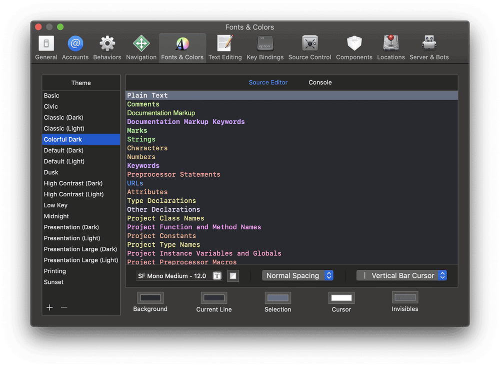 Colorful dark is one of the best Xcode themes.