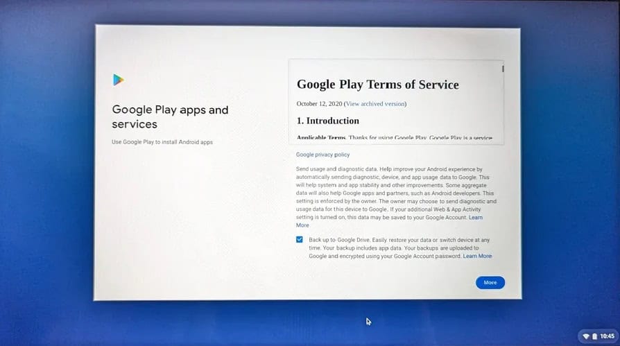 Google Play Terms of Service