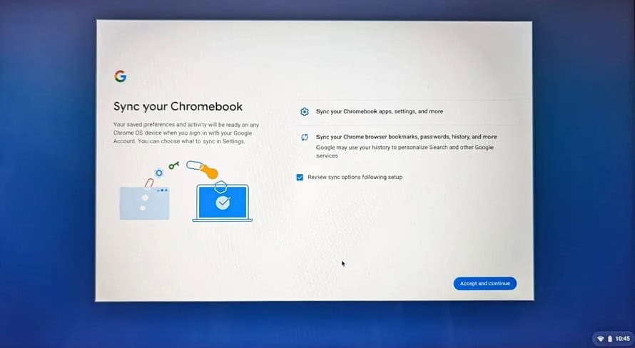 Sync Your Chromebook