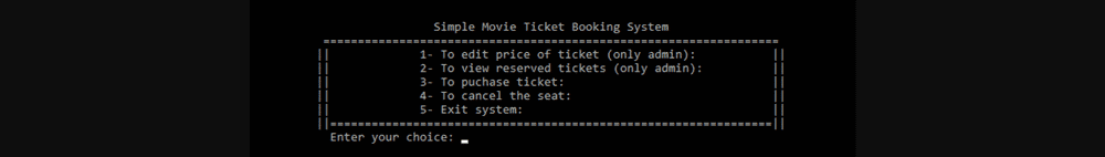 C++ projects for beginners have many ticket reservation systems to choose from.