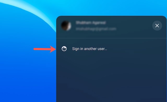 enable instant user switch chromebook