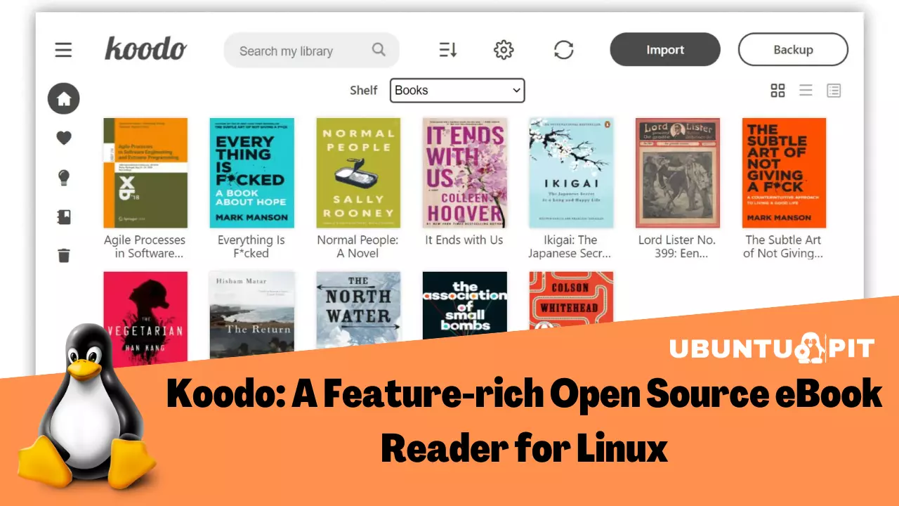 Koodo Reader An Open Source eBook Reader for Linux