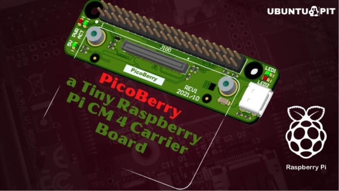 PicoBerry Carrier Board for the Raspberry Pi CM 4