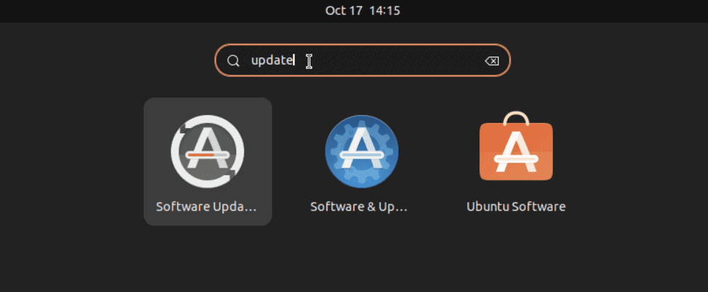 Gestionnaire de mise à jour Ubuntu Linux