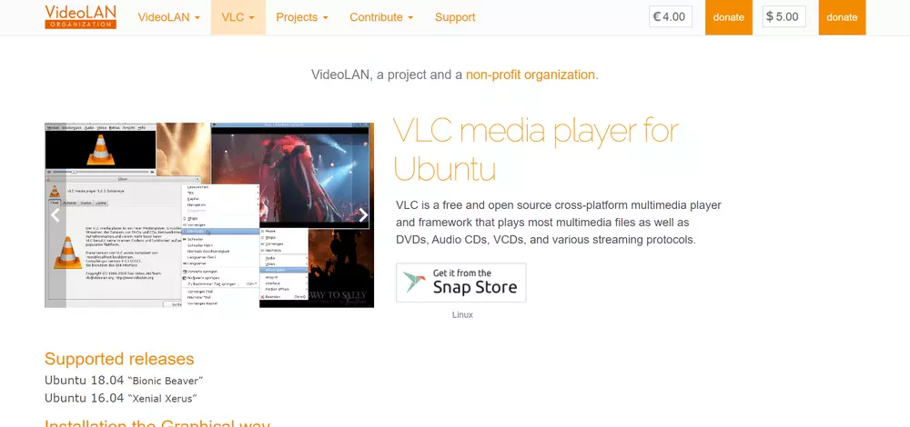 VLC Media Player for Linux