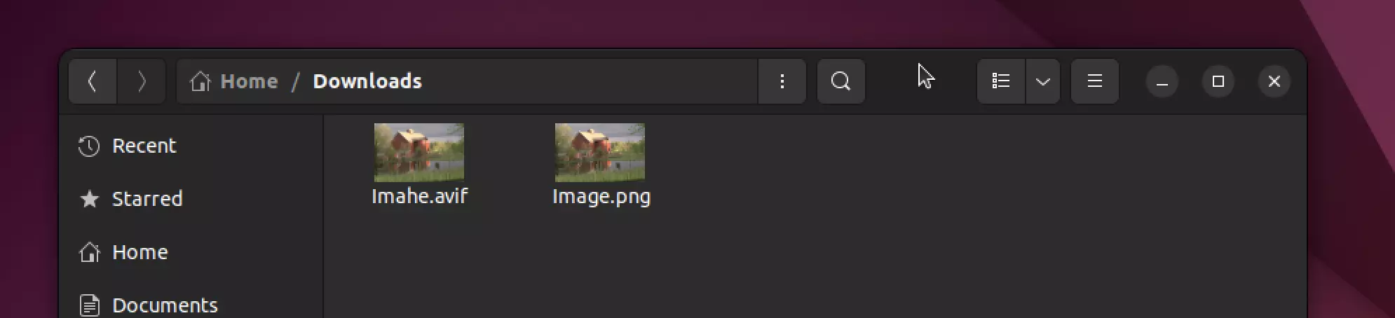 gThumb arranges all images in the same folder as thumbnails