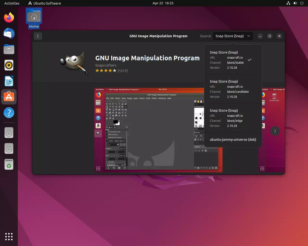 ubuntu-snap-software