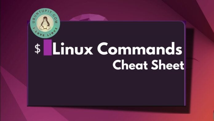 Best Linux Commands Cheat Sheet