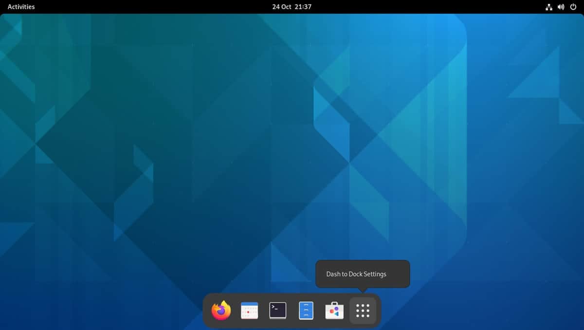 Dash to Dock Gnome Extension