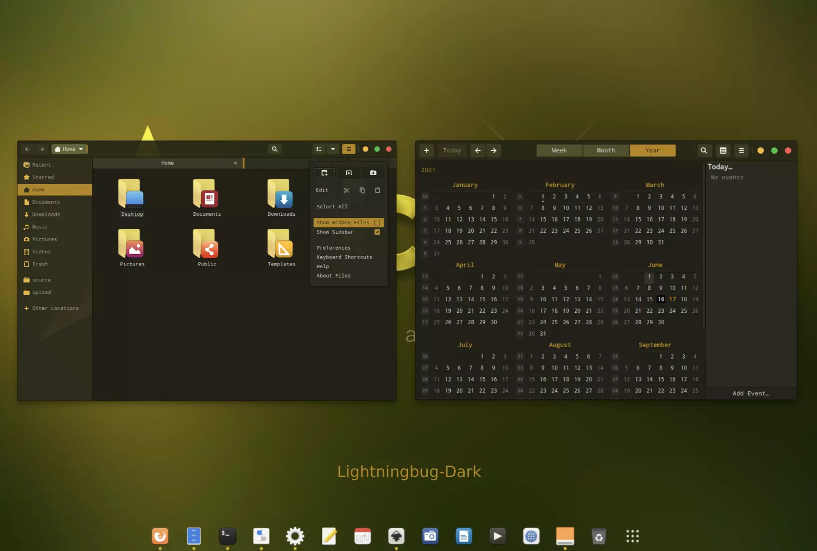 Lightning Bug Gtk Theme