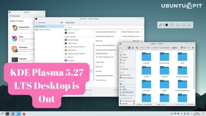 KDE Plasma 5.27 LTS Desktop is Out