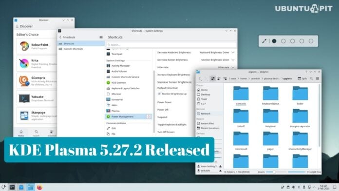 KDE Plasma 5.27.2 Released