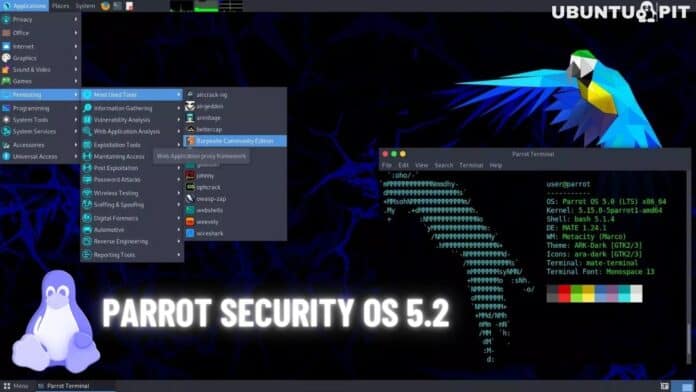 Parrot Security OS 5.2 is Released with Linux Kernel 6.0