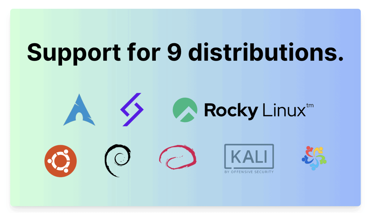 Supported Linux distributions