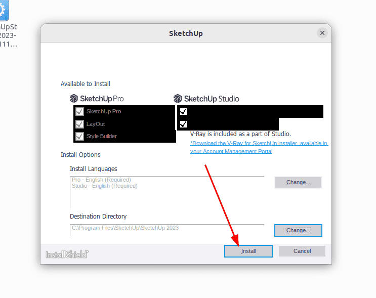 Install SketchUp