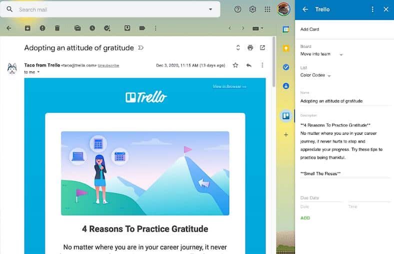 Trello for Gmail