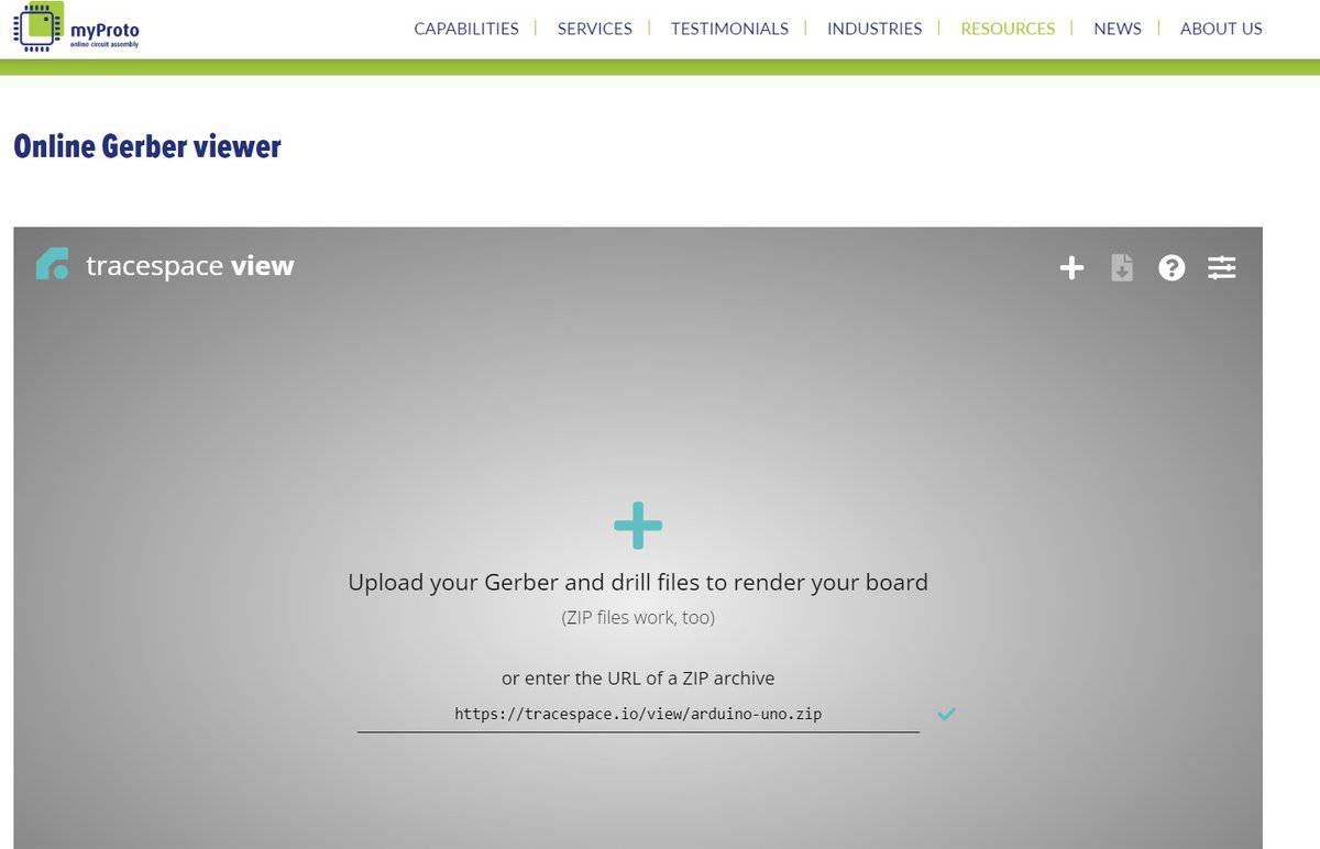 myproto gerber viewer